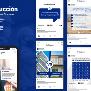 Plantillas posts inmobiliaria o constructora